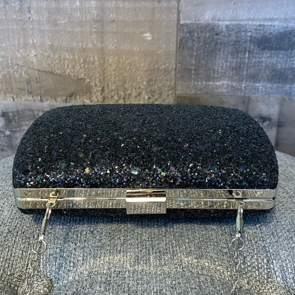 Lulu Townsend Glitter Crossbody Evening Bag - Picture 11 of 16